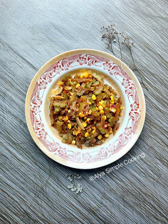 Cara Gampang Membikin Resep Tumis Pare Jagung Manis Simple yang  Bikin Ketagihan Anti Ribet, Uenak Banget