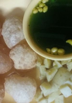 A picture of Homemade puchka.