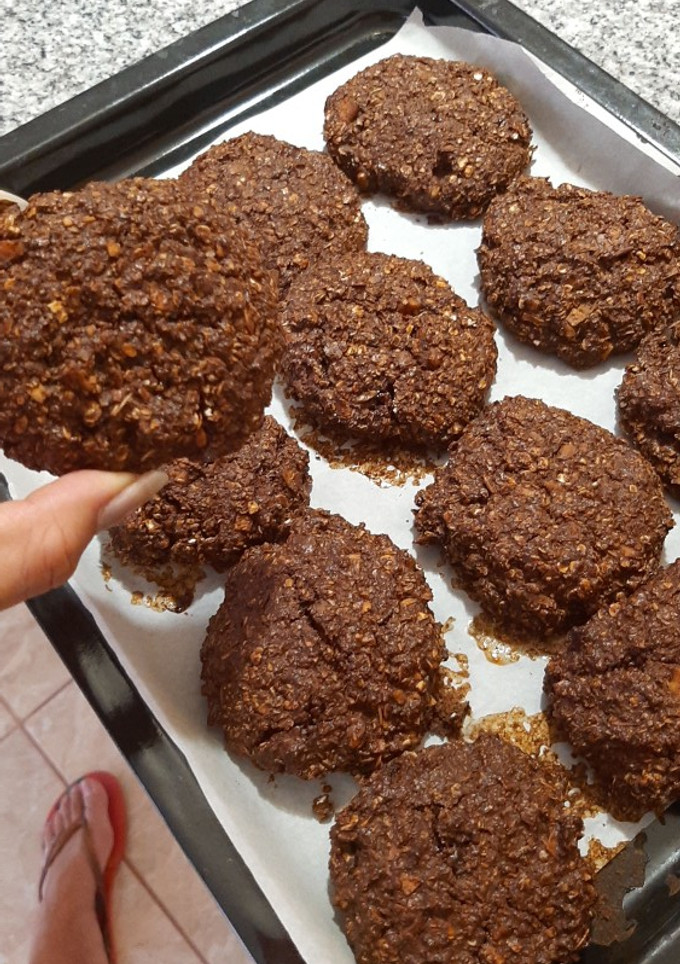 Una foto de Galletas de Avena y Cacao Amargo