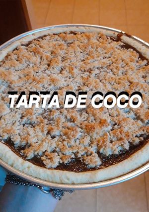 Una foto de 🥥tarta de coco🥥
