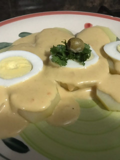 Una foto de Papas a la Huaicaina