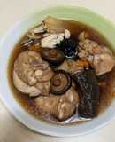 老菜脯香菇雞湯（養生、止咳清肺）