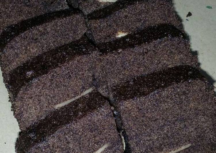 Brownies ketan hitam chocolatos simpel