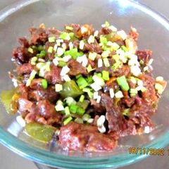 A picture of Chilly Beef.