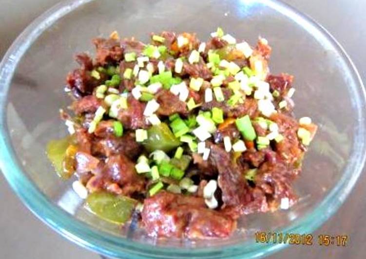 Simple Way to Make Quick Chilly Beef