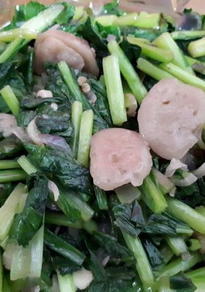Foto resep Tumis Sawi Bakso