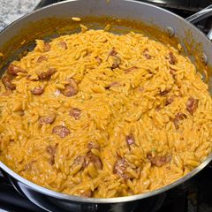 A picture of Cajun Sausage Orzo.