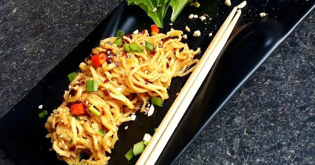 Peanut Butter Thai Noodles Recipe by Sarita Srivastava Cookpad