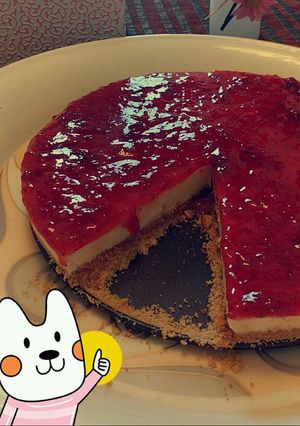 صورة لوصفة تشيز كيك الفراولة 🍰❤