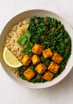 A picture of Paneer & Spinach Protein Bowl.