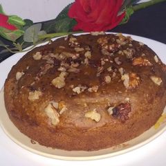 A picture of Coconut walnut Cake.