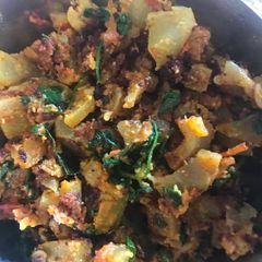 A picture of Bottle guard curry.