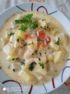 Karalábéleves recept fotója