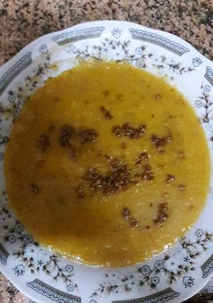 صورة لوصفة عدس أصفر رااائع وبالصور