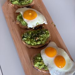 A picture of Avocado on toast two ways!.