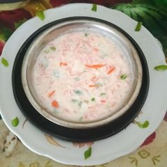 A picture of Healthy tasty mix vegetable curd raita.