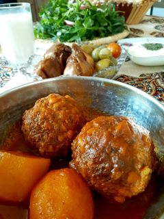 عکسی از دستور کوفته خوشمزه