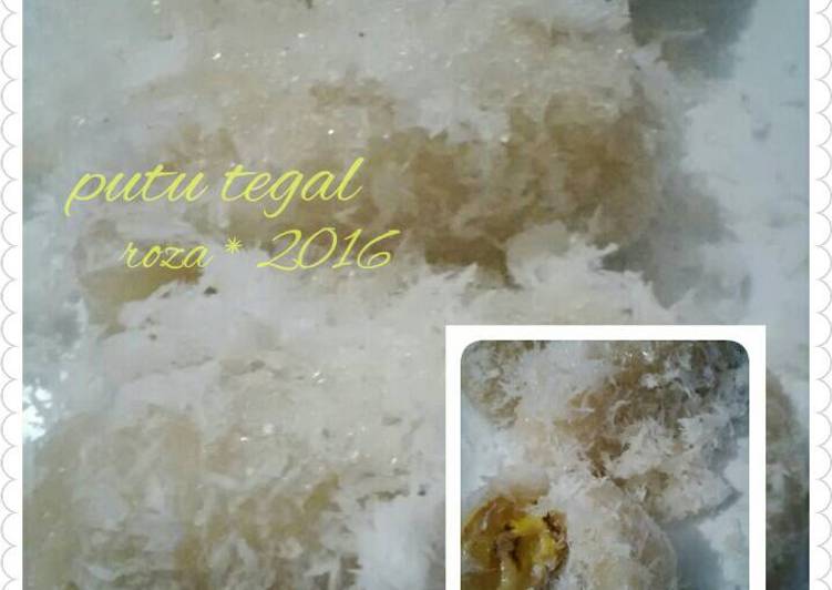 resep cara membuat Putu tegal