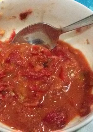 Foto resep sambal TERASI mentah