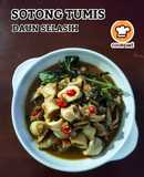 Sotong Tumis Daun Selasih