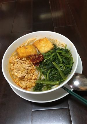 Hình của món Canh bún chay.