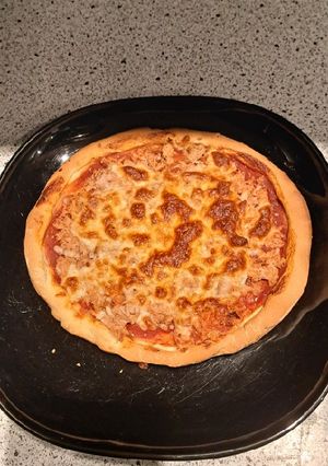 Une photo de Pizza au thon légère