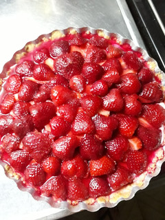 Una foto de Tarta de frutillas