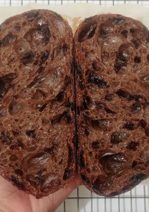 Foto resep Double Chocolate Sourdough Bread