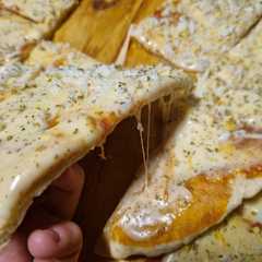 Una foto de Pizza express sin levadura ni horno