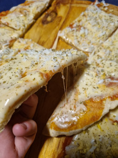 Una foto de Pizza express sin levadura ni horno