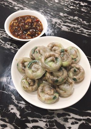 Hình của món Bánh tráng lụi.