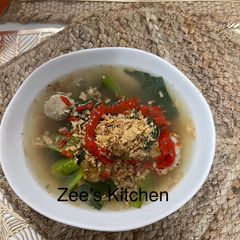 Choy Som Meat Balls Soup A picture of Choy Som Meat Balls Soup.