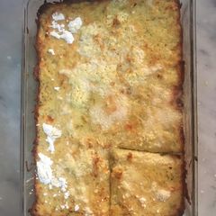 A picture of Bulgarian patatnik (potato dish).