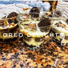 A picture of Oreo delight.