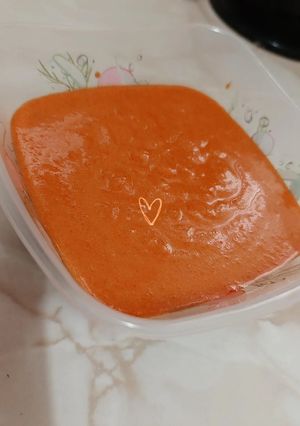 Una foto de Salsa de pimiento para carne