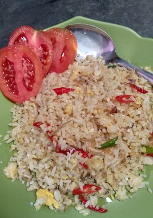 Foto resep Nasi goreng teri bumbu rajang ☺️☺️