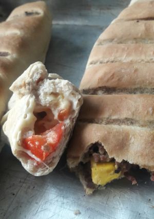 Una foto de Rollitos a la parrilla (tipo calzone)