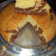 A picture of Simple marble cake.