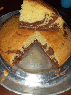A picture of Simple marble cake.