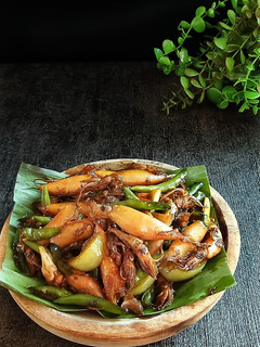 Foto resep Tumis cumi asin pedas Cabe Ijo