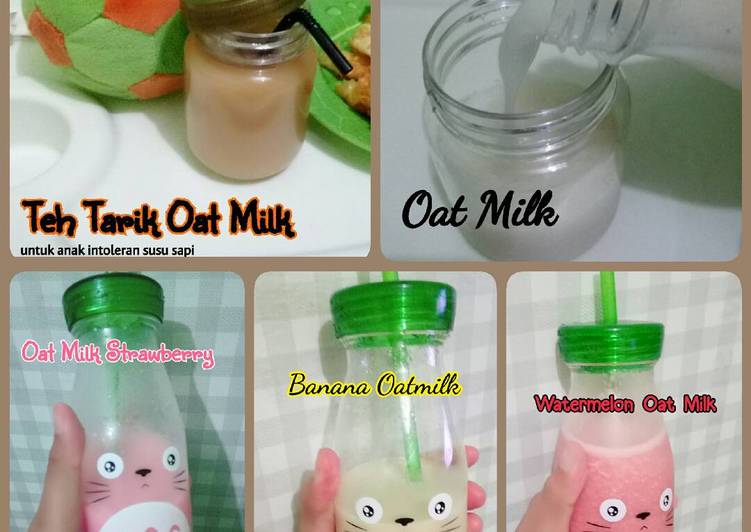 Cara Gampang Membuat Oat Milk 2 (u anak intoleran susu sapi), Sempurna