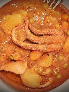 Una foto de Pulpo a la Mugardesa