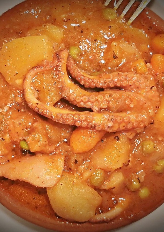 Una foto de Pulpo a la Mugardesa