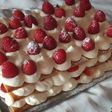Millefoglie fragole e lamponi