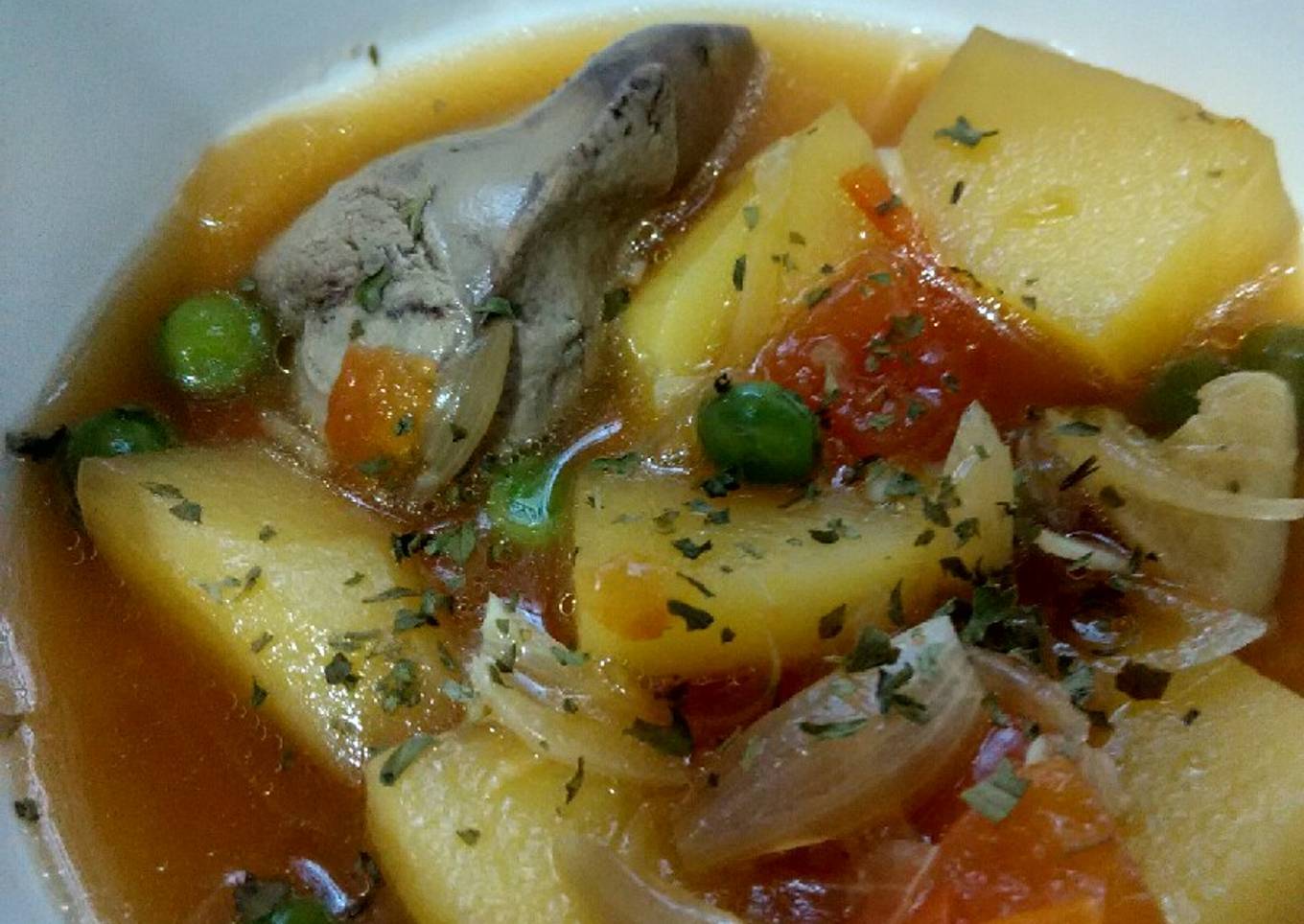 Day. 115 Semur Kentang Ati Ayam (9 month+)