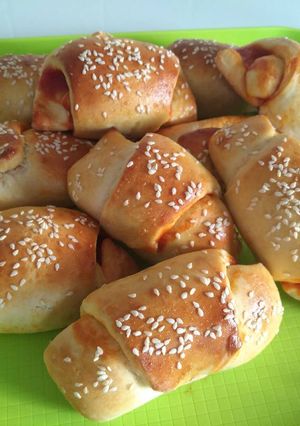 Virslis kifli recept fotója