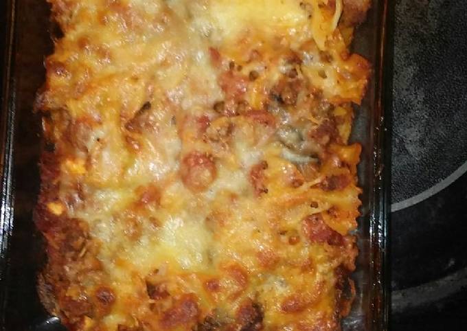 Recipe of Speedy Loaded Meaty Baked Ziti