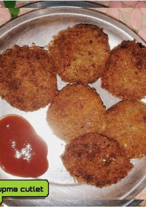 A picture of Rava upma cutlet.