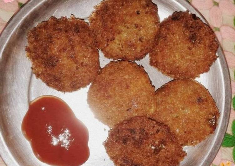 Recipe of Quick Rava upma cutlet