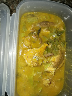 A picture of Oha soup.